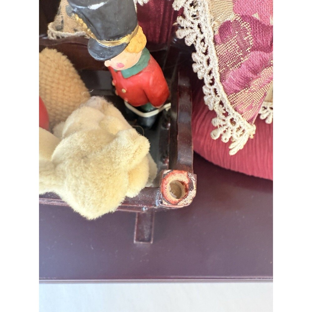 VTG DanDee Collectors Choice Porcelain Doll dressed Authentic Bear Toys Decor - Picture 5 of 16